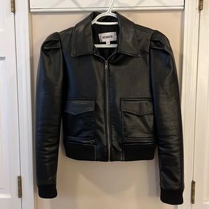 BB Dakota Cropped Pleather Jacket